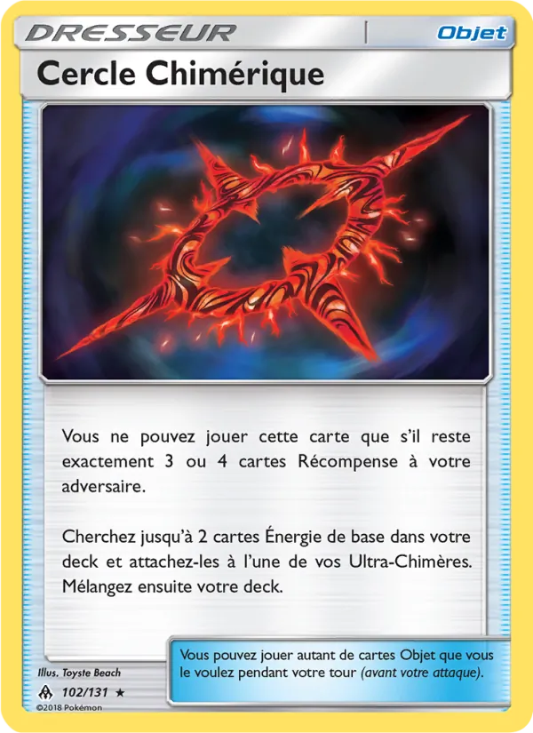 Carte Cercle Chimérique 102/131 – Lumière Interdite