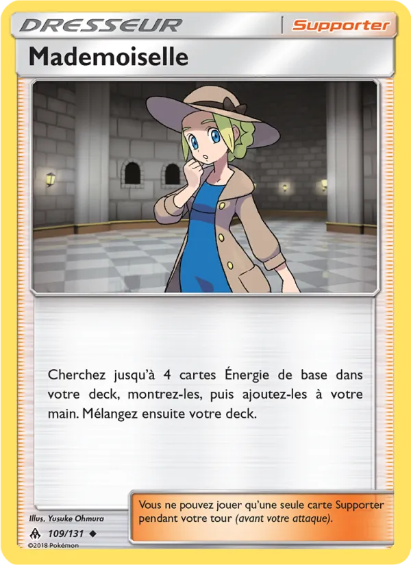 Carte Mademoiselle 109/131 – Lumière Interdite