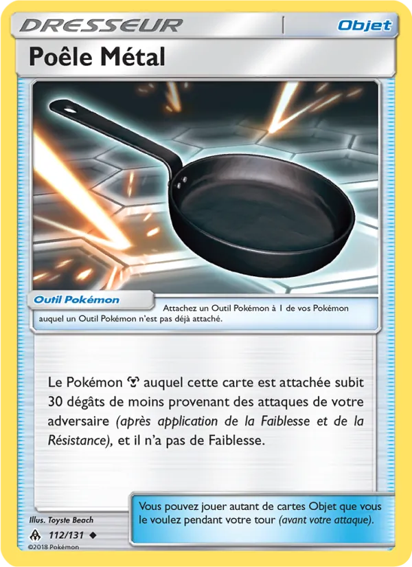 Carte Poêle Métal 112/131 – Lumière Interdite