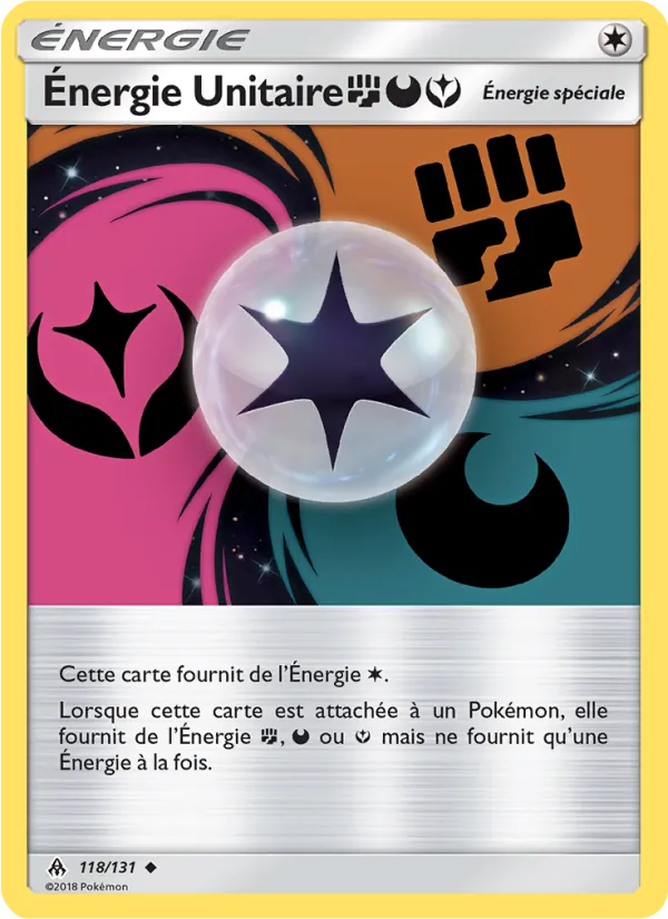 Carte Énergie Unitaire Combat Obscurité Fée 118/131 – Lumière Interdite