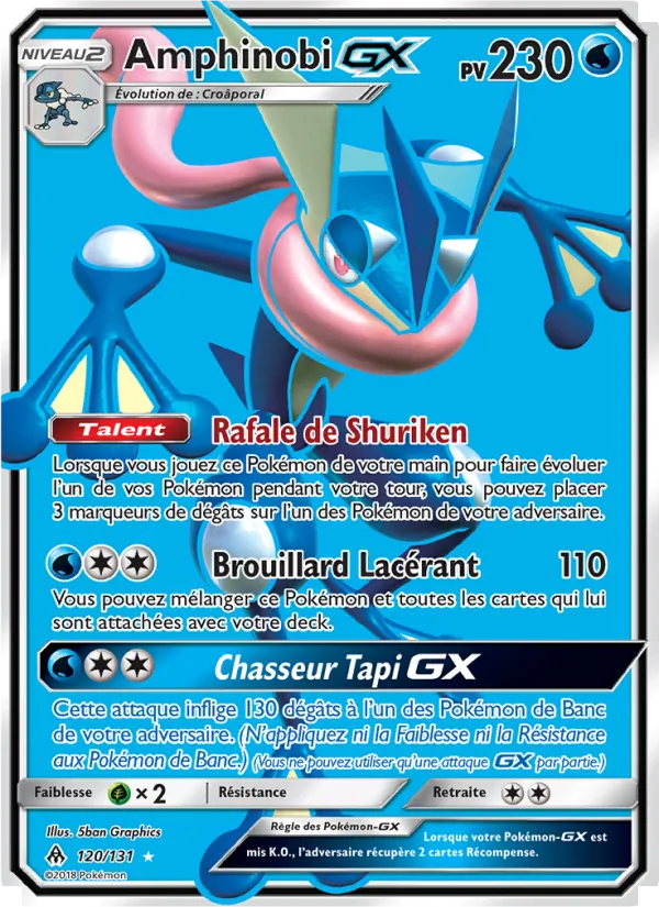Carte Amphinobi GX 120/131 – Lumière Interdite