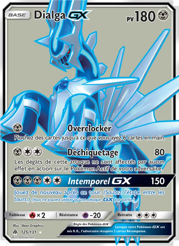 Carte Dialga GX 125/131 – Lumière Interdite
