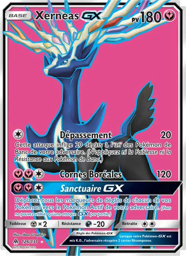 Carte Xerneas GX 126/131 – Lumière Interdite