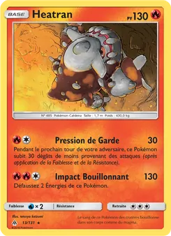 Carte Heatran 13/131 – Lumière Interdite