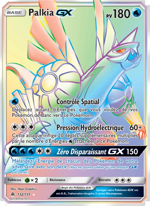 Carte Palkia GX 132/131 – Lumière Interdite