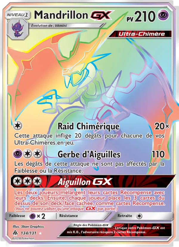 Carte Mandrillon GX 134/131 – Lumière Interdite