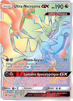 Carte Ultra-Necrozma GX 140/131 – Lumière Interdite