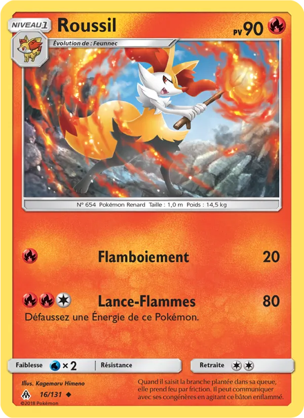 Carte Roussil 16/131 – Lumière Interdite