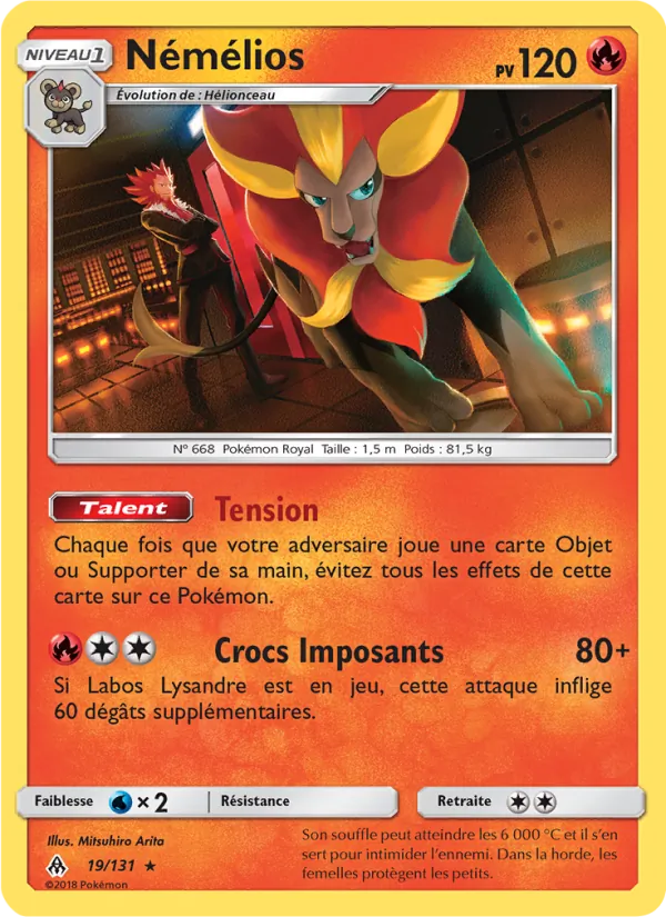 Carte Némélios 19/131 – Lumière Interdite