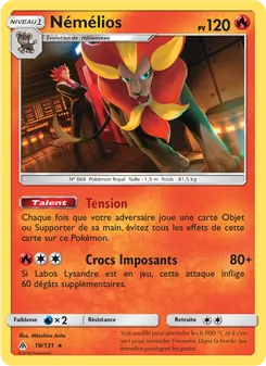 Carte Némélios 19/131 – Lumière Interdite