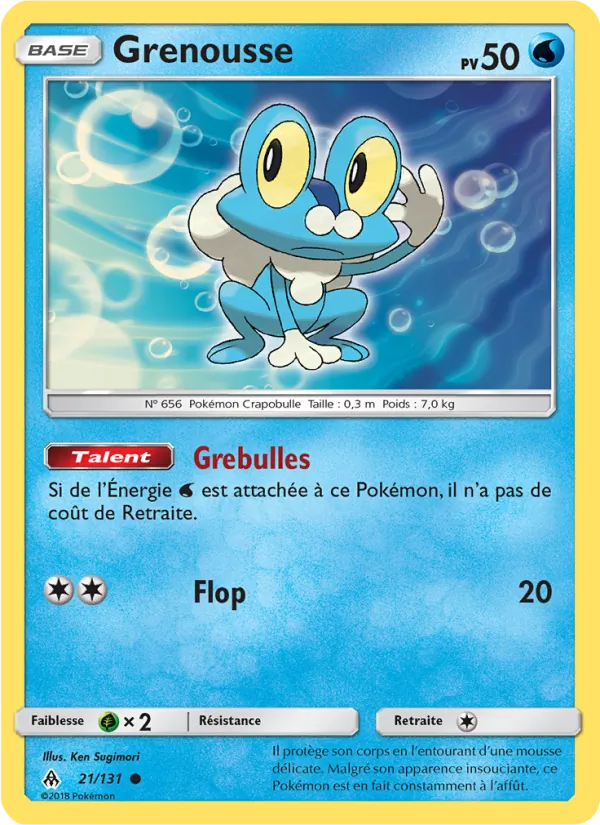 Carte Grenousse 21/131 – Lumière Interdite