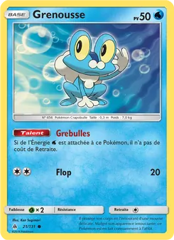 Carte Grenousse 21/131 – Lumière Interdite