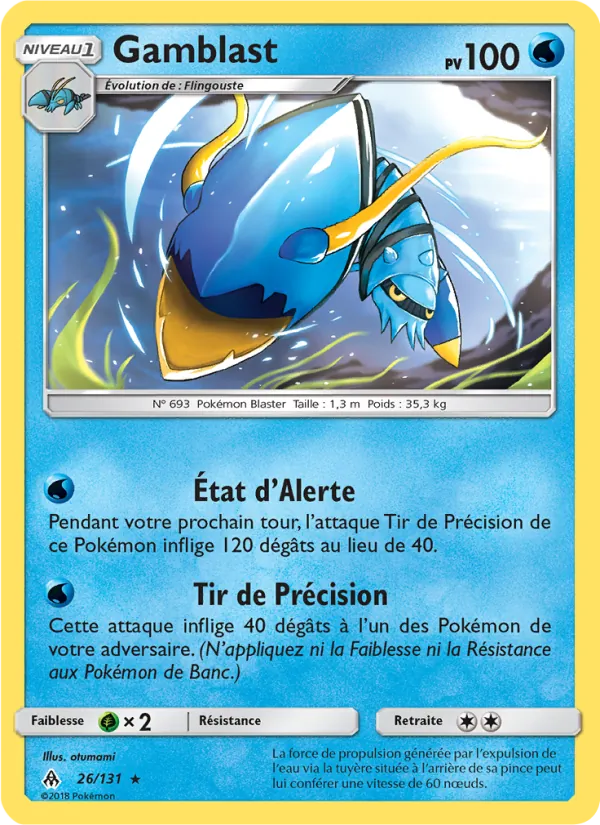 Carte Gamblast 26/131 – Lumière Interdite