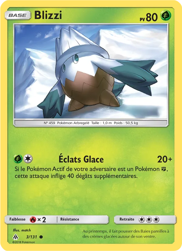 Carte Blizzi 3/131 – Lumière Interdite