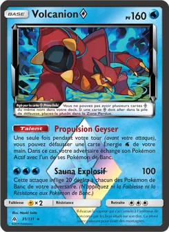 Carte Volcanion ◇ 31/131 – Lumière Interdite