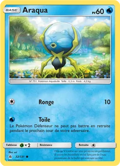 Carte Araqua 32/131 – Lumière Interdite