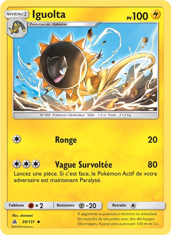 Carte Iguolta 38/131 – Lumière Interdite