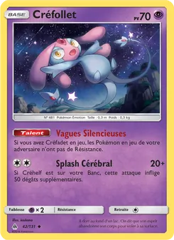 Carte Créfollet 42/131 – Lumière Interdite