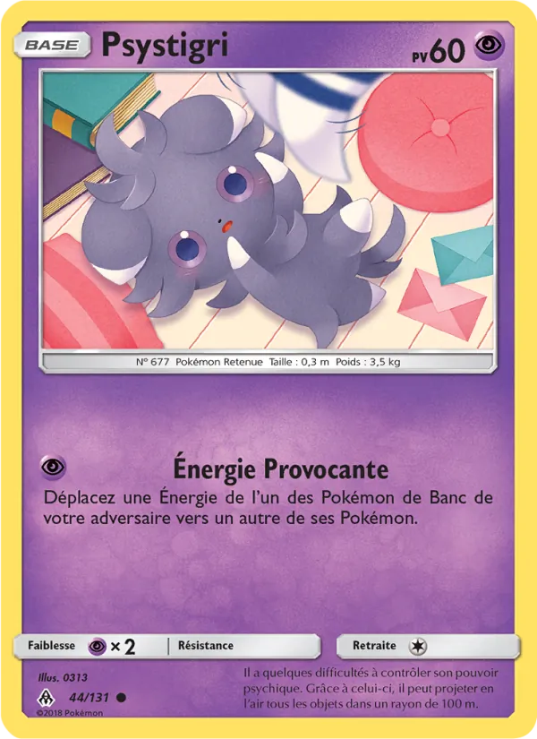 Carte Psystigri 44/131 – Lumière Interdite