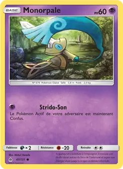 Carte Monorpale 47/131 – Lumière Interdite