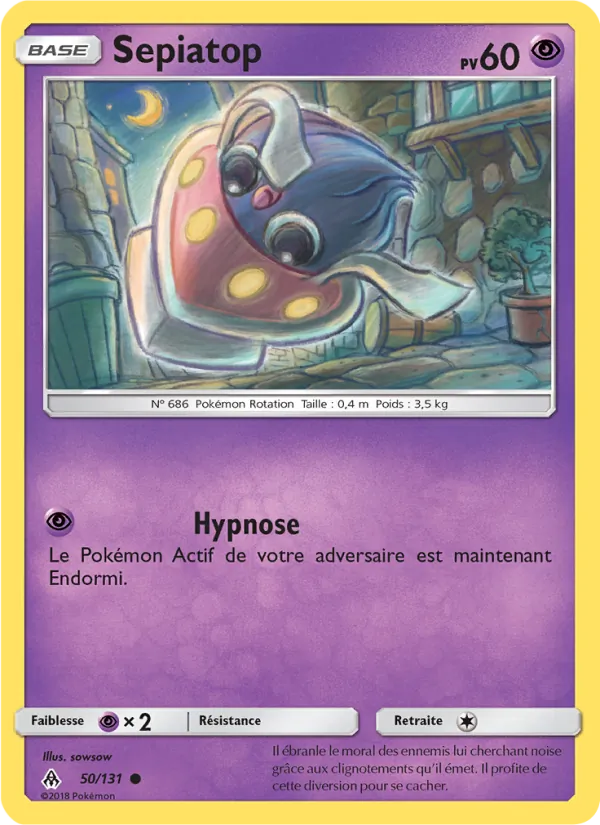 Carte Sepiatop 50/131 – Lumière Interdite