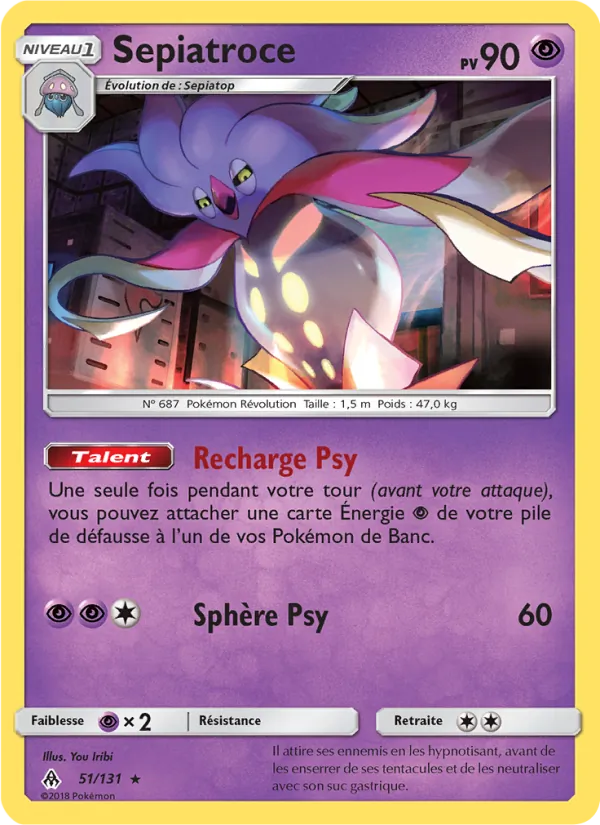 Carte Sepiatroce 51/131 – Lumière Interdite