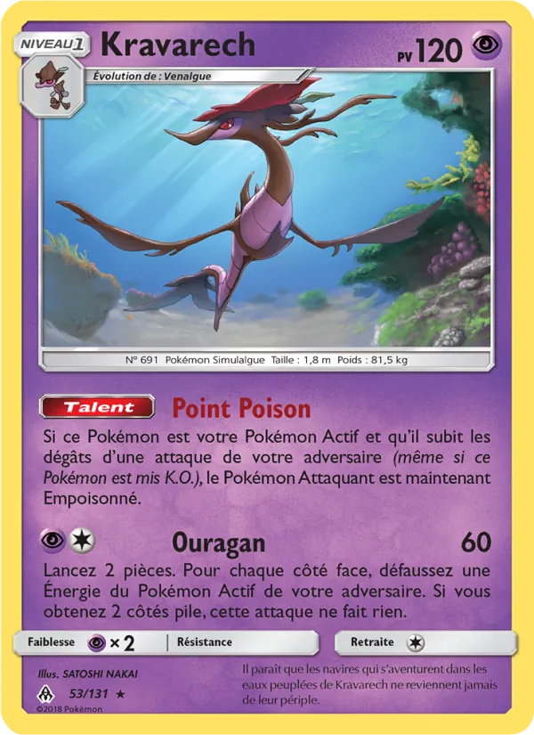 Carte Kravarech 53/131 – Lumière Interdite