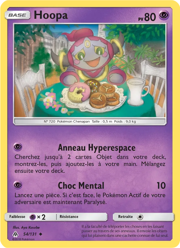 Carte Hoopa 54/131 – Lumière Interdite