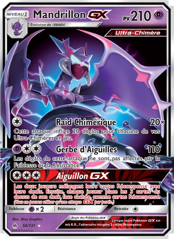 Carte Mandrillon GX 56/131 – Lumière Interdite