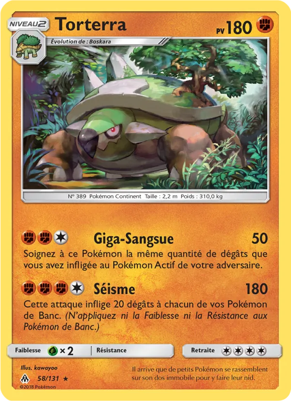 Carte Torterra 58/131 – Lumière Interdite