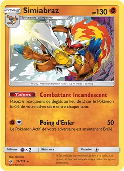 Carte Simiabraz 59/131 – Lumière Interdite