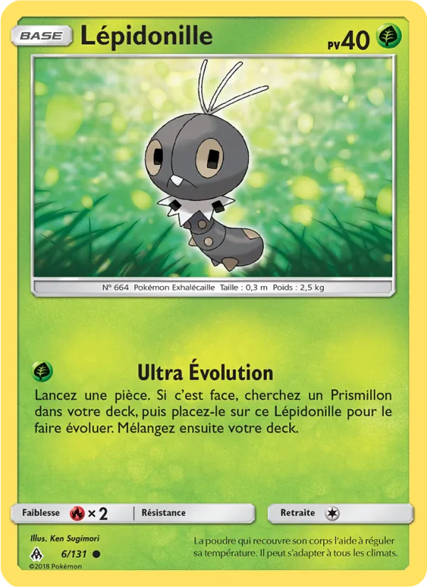 Carte Lépidonille 6/131 – Lumière Interdite