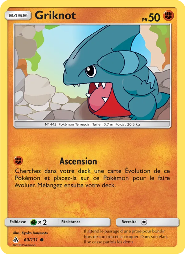 Carte Griknot 60/131 – Lumière Interdite