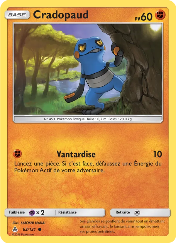 Carte Cradopaud 63/131 – Lumière Interdite