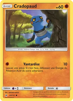 Carte Cradopaud 63/131 – Lumière Interdite