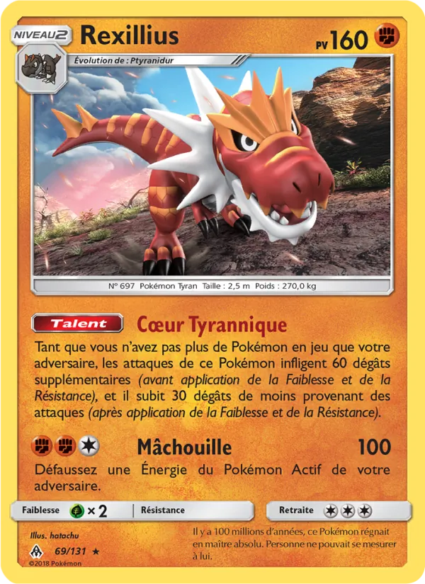 Carte Rexillius 69/131 – Lumière Interdite