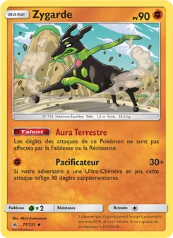 Carte Zygarde 71/131 – Lumière Interdite