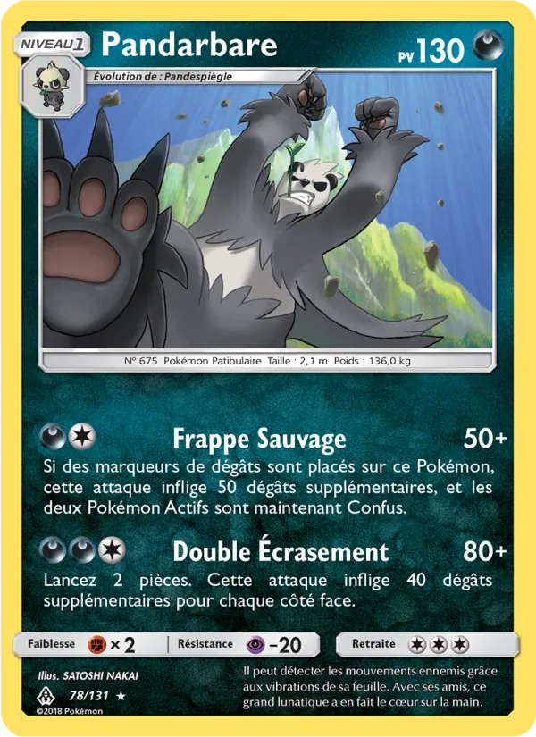Carte Pandarbare 78/131 – Lumière Interdite