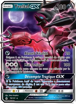 Carte Yveltal GX 79/131 – Lumière Interdite