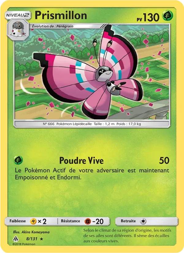 Carte Prismillon 8/131 – Lumière Interdite