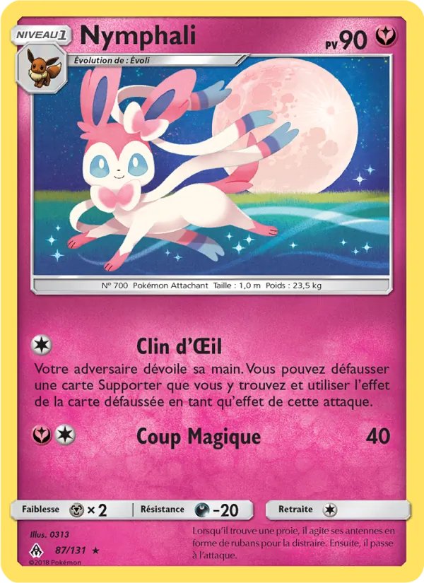 Carte Nymphali 87/131 – Lumière Interdite