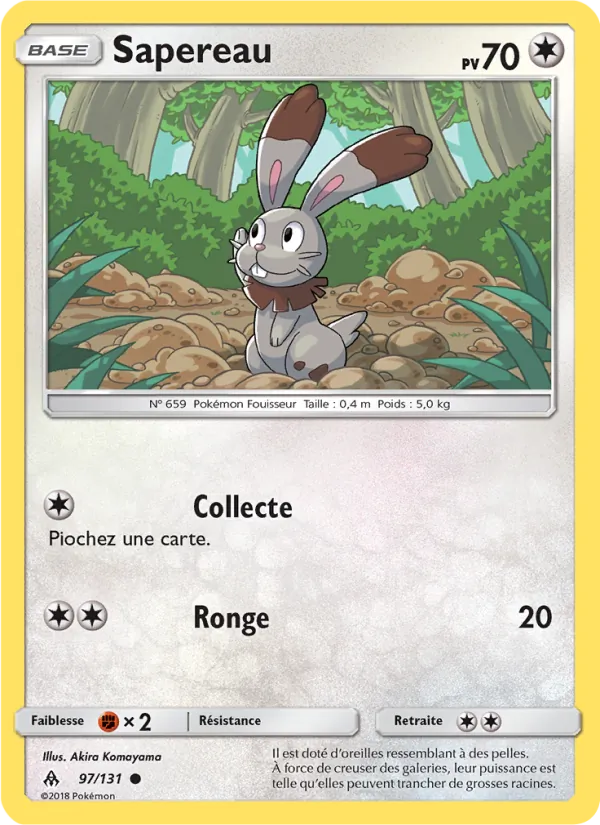 Carte Sapereau 97/131 – Lumière Interdite