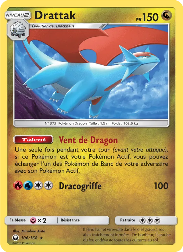 Carte Drattak 106/168 – Tempête Céleste
