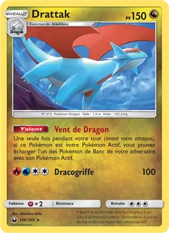 Carte Drattak 106/168 – Tempête Céleste