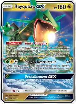Carte Rayquaza GX 109/168 – Tempête Céleste