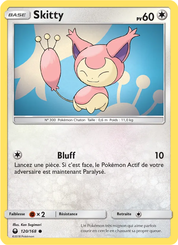 Carte Skitty 120/168 – Tempête Céleste
