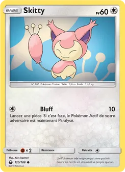 Carte Skitty 120/168 – Tempête Céleste