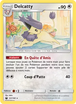 Carte Delcatty 121/168 – Tempête Céleste