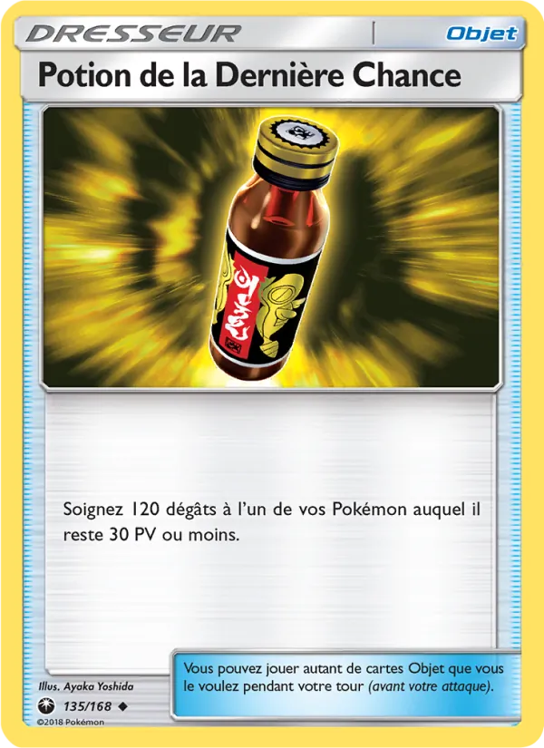 Carte Potion de la Dernière Chance 135/168 – Tempête Céleste