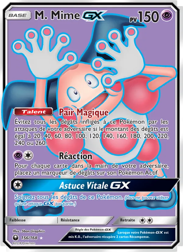 Carte M. Mime GX 156/168 – Tempête Céleste